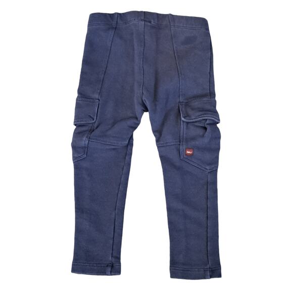 Tea Collection Girls Navy Stretch Cargo Pants Size 2 - Picture 5 of 9